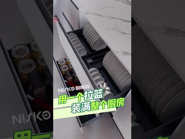 Pot Spice Bottle Rack Pull Out Drawer Basket Adjustable Utensils Kitchen Solutions