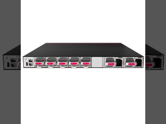 CE8855-32CQ4BQ-B 32×100 GE + 4×200 GE 8 Tbps VXLAN/M‑LAG/AI‑ECN 2×1.2 kW AC PSUs & 5 Fans Front Intake