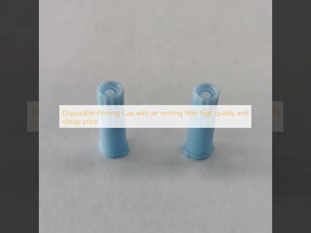 Capuchón de preparación con filtro de ventilación de 1 micrón El video