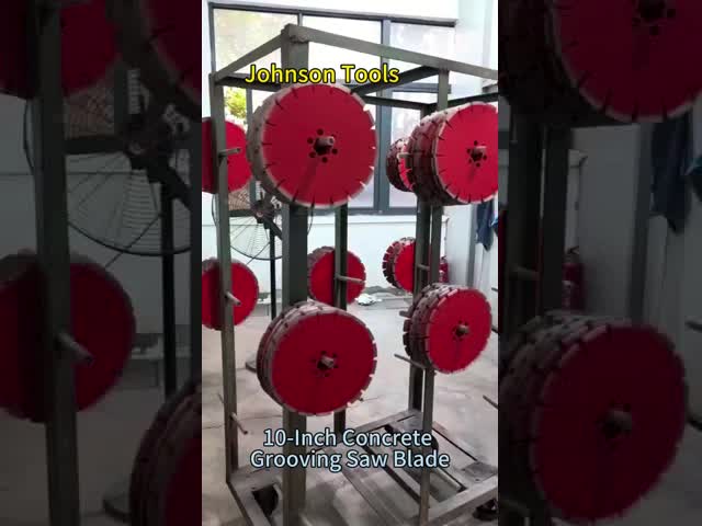 10 Inch Concrete Grooving Saw Blade Diamond Engraved Cut Disc For Road Pavement