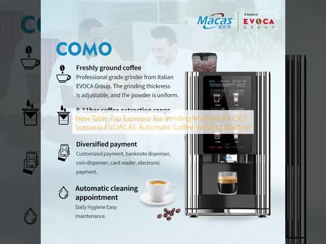 IOT Coffee Dispensing Machine Self Service Coffee Vending Machines