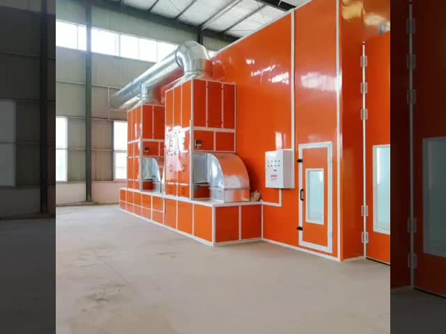 OEM customized industrial painting booth metal powder coating spray booth 15000mm
