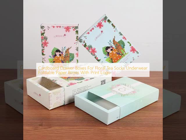 Handle Qingtuan Folding Paper Packaging Box Glossy Lamination Blossom Gift Boxes