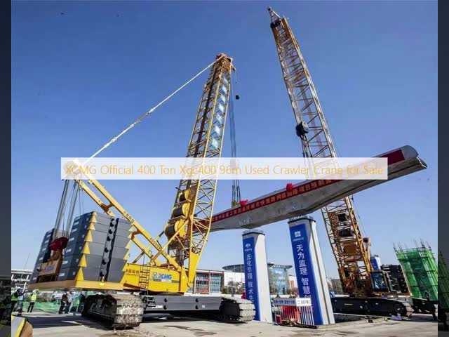 XCMG 400 Ton Xgc400 96m Used Crawler Crane for Sale