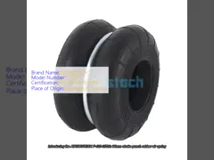 Stroke 95MM Punch Rubber Air Spring S-120-2R Yokohama Double Convoluted Air Bag