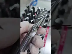 High Precision Carbide Drill Bit with 135° Point Angle and 30–35° Helix for Efficient Deep Hole Drilling in 1-32mm Diameter