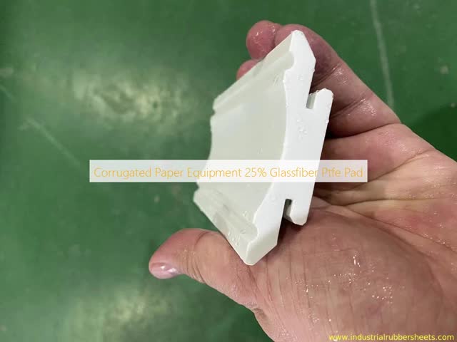 25% Glassfiber PTFE Cutter Pad with Temperature Range -180°C to +260°C and Weathering Resistant for Corrugated Paper Equipment