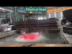 Carbon Steel End Elliptical Head With Reduction Ratio Of About 10%