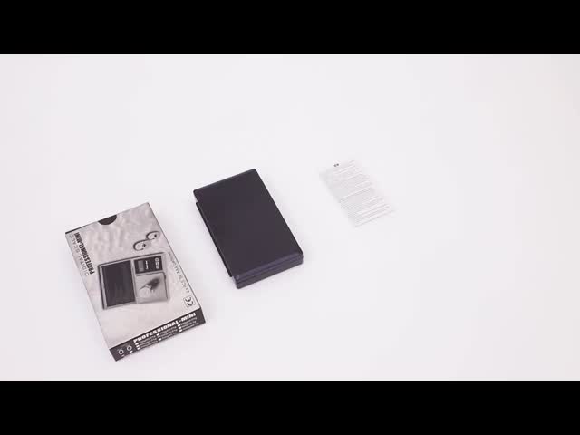 ABS Stainless Steel Precision Mini Electronic Pocket Scale for Jewelry 0.01g Diamond LCD Display Battery Powered 12 Months