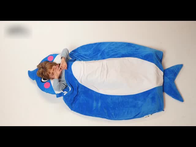 Shark Toddler Nap Mat for Kids Ages 3+  for Preschool with Pillow & Blanket