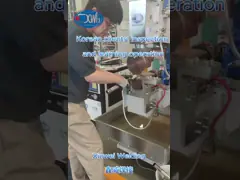 Soufflets en acier inoxydable à résistance au roulement, connecteurs d'eau tressés, soudeuses de couture video