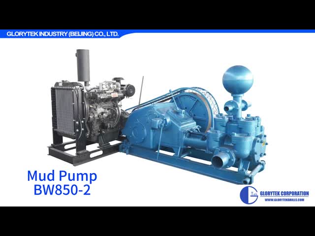 BW850/2 Drilling Mud Pump Horizontal Double Cylinder Reciprocating