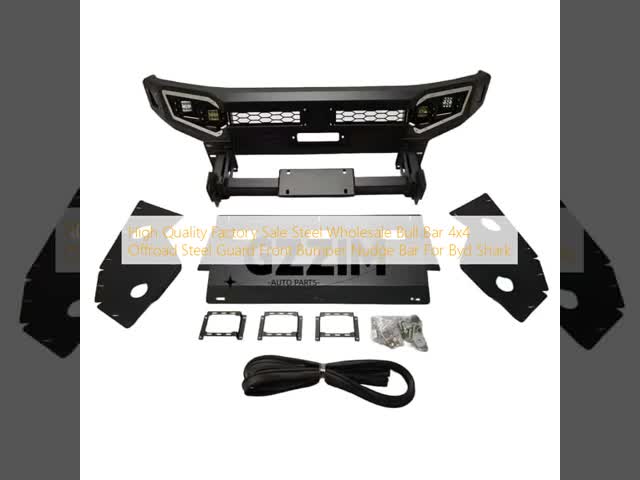 High Quality Factory Sale Steel Wholesale Bull Bar 4x4 Offroad Steel Guard Front Bumper Nudge Bar For Byd Shark