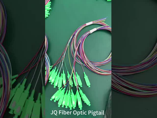 Fiber Optic Pigtail 12 Core SC UPC 0.9mm Multimode FTTH FTTB Network Data Center