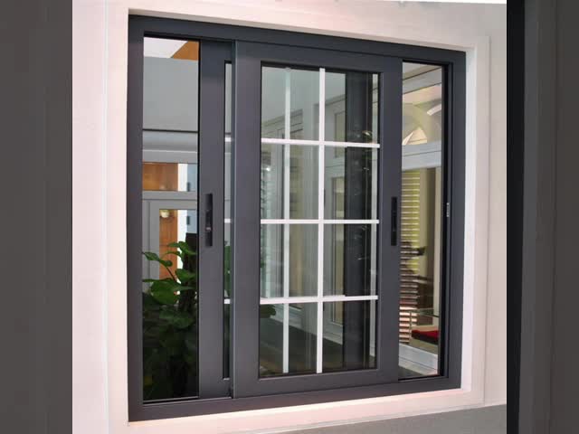 Modern Aluminum Sliding Window with Stainless Steel Hardware
