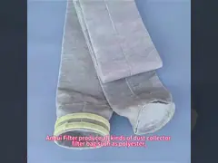 China Baghouse fibreglass silo bag filter dust collector filter bag and Filter Cage basket supplier