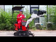 HT08 800kg Mini Excavator with 12HP Engine and 0.025m³ Bucket video