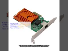 PCIe x4 Single-port RJ45 10G Ethernet Network Adapter
