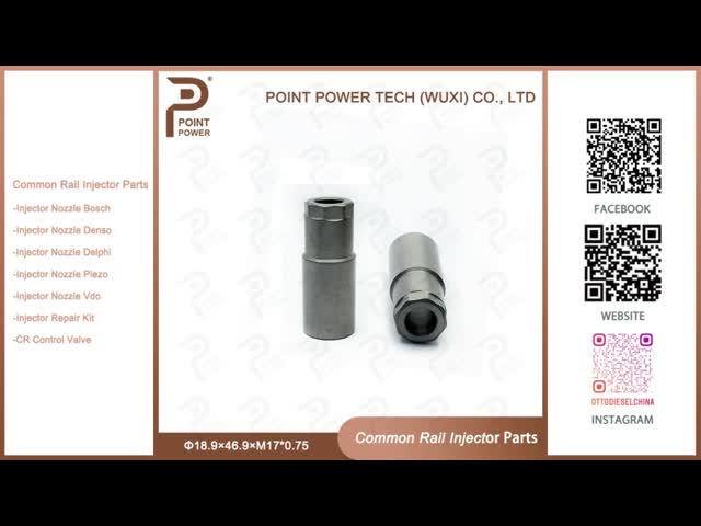 Piezo Diesel Injector Nut Cap Φ18.9×46.9×M17*0.75,Applied Piezo Injector