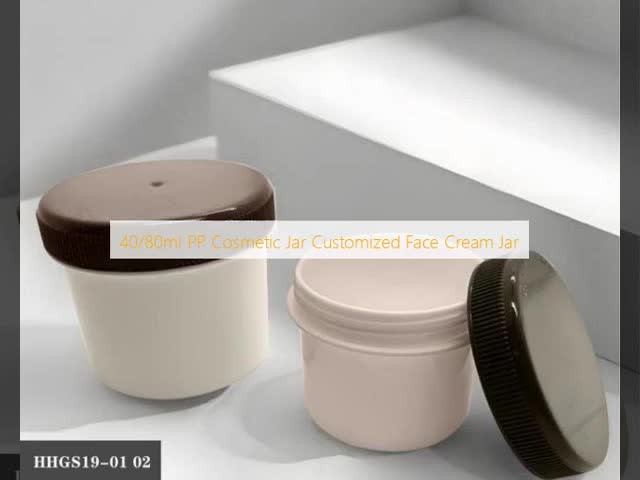 100ml PP Cosmetic Jar Customized Body Cream Jar