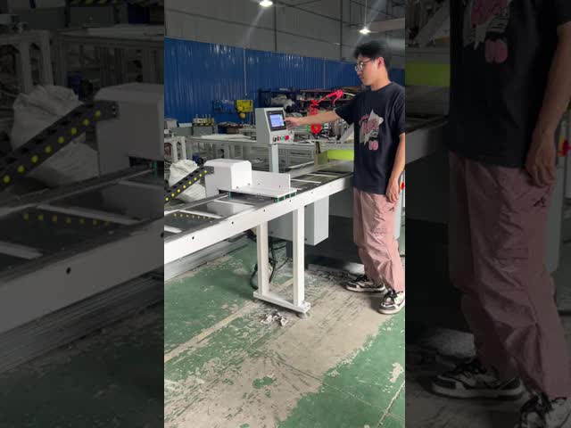 Precision Automatic Measuring Aluminum Tube / Wood Slat Cutting Machine