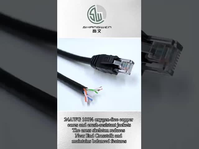 Cat6a UTP Cable Cat6 UTP 24AWG RJ45 Copper LED Cord Copper Luminous 4p PVC LSZH Jacket Indoor LAN Ethernet Networking