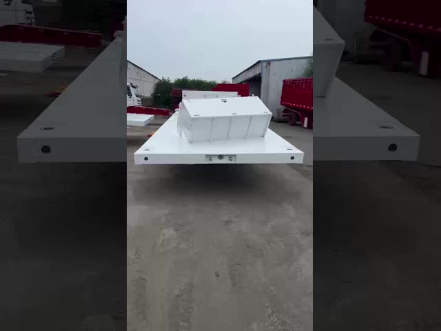 30000kg-40000kg Used Flatbed Semi Trailer 30-40 Tons Used Trailers
