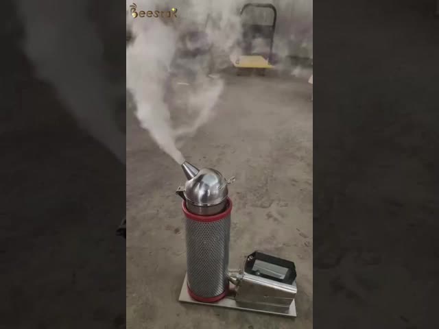 Yellow European Style Bee Hive Smoker Stainless Steel Material For Beekeepers