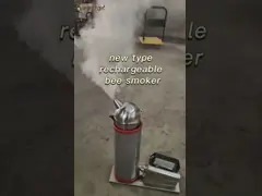 Yellow European Style Bee Hive Smoker Stainless Steel Material For Beekeepers