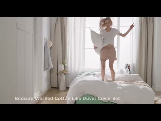 3 Pieces Extra Soft Bedding Set, Includes 1 Duvet Cover with Zipper Closure & 2 Pillow Shams