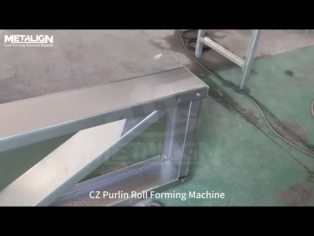 High Precision Dual-Layer Purlin Roll Forming Machine with 18 Forming Stations and 5.5Kw Motor