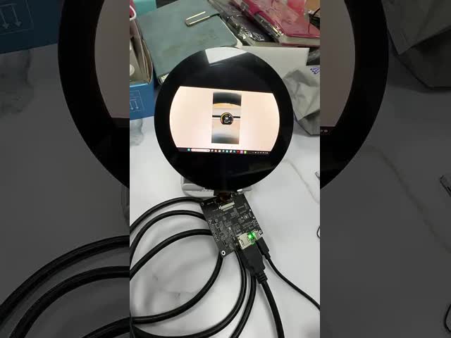 4-Inch Round LCD Display for Car Dashboard | 720×720 High Resolution, 1200 Nits Outdoor High Brightness, Sunlight Readable for Automotive Instrument Panels