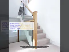 China Customized Frameless Glass Balustrade 8mm, 10mm, 12mm Aluminium U Channel System supplier