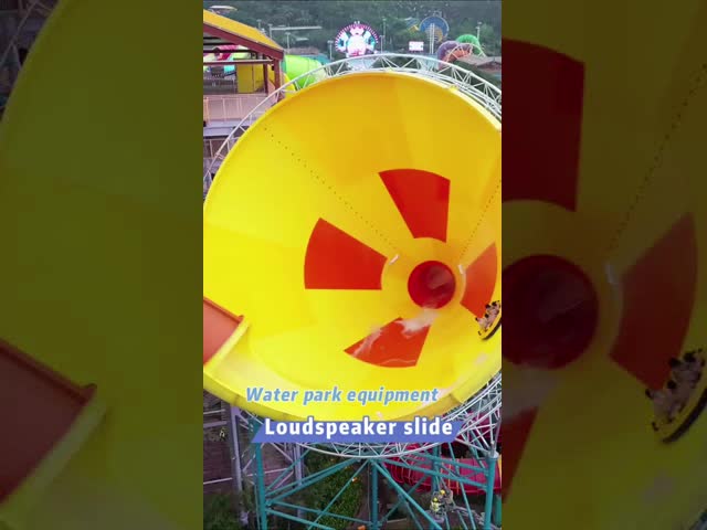 Commercial Water Park Equipment Ocean Style Medium Fiberglass Outdoor Water Playground Slide Spray Games