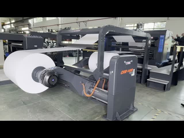 60GSM - 500GSM Paper Sheeter Machine 1100mm Rotary Sheet Cutting Machine