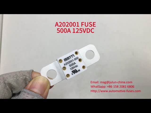 Electric Vehicle Frequency Conversion Controller Bolted Fast Fuse 500VDC 5A 15A 30A 40A 10A 20A