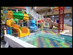 Customizable Fiberglass Water Slide Combined Outdoor For Amusement Park