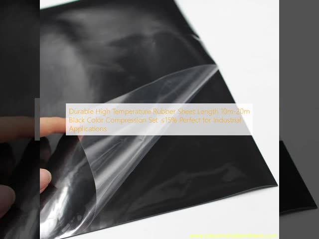 Durable High Temperature Rubber Sheet with Compression Set ≤15%, Tear Strength ≥25N/mm, and Acid Resistance for Industrial Use
