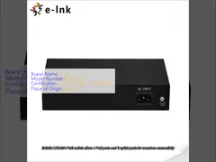 Commutateur Ethernet Uplink à 4 ports 10/100/1000BASE-T PoE et à 1 port Gigabit TP/SFP