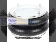 12×2 Soffietti pneumatici ad aria incrociati Dunlop Springride SP1541 Molla pneumatica di tipo convoluto