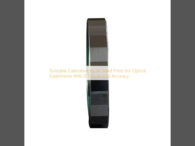 24 Sided Prism for Optical Experiments with 0.3 Arcsecond Accuracy