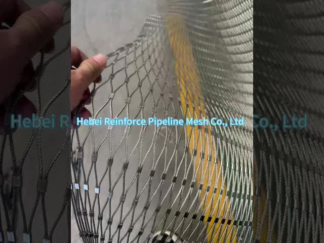 4.5mm Galvanized 316L Stainless Steel Helideck Safety Netting