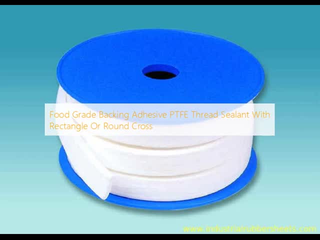 Food Grade FDA Grade Pure PTFE Gasket Tape with One Side Adhesive for High Temperature Resistance