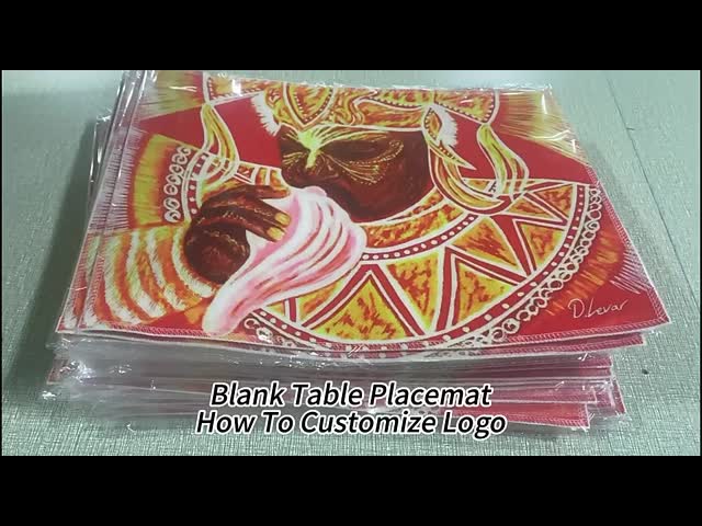 Sublimation Placemats Blanks 30*40cm Double Sided Custom Printing Logo Linen Sublimation Table Mats