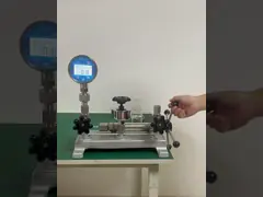 Oil Pressure Calibration Bench 6MPa -80Kpa Vacuum Gauge Calibrator