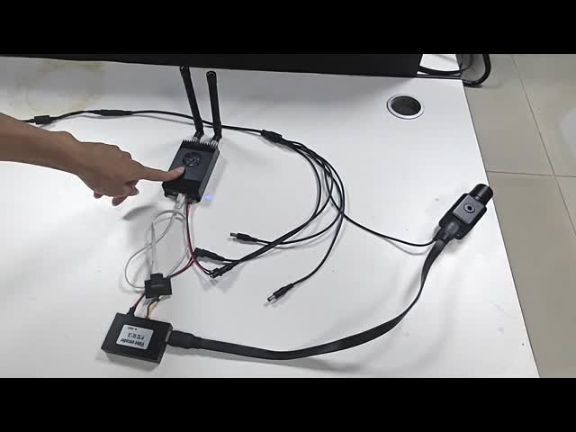 Airborne IP Ethernet TDD COFDM Video Data Transmitter Long Range Transmission Link