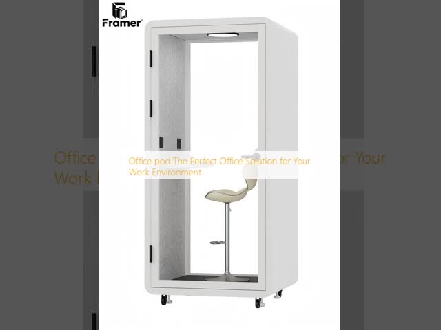 Adjustable Office Phone Booth Extendable Modular Acoustic Booths Whisper Quiet 15 dB