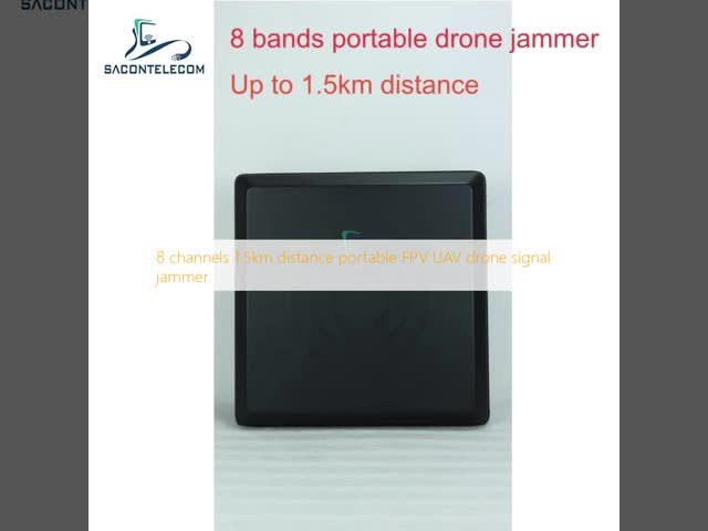 400-6Ghz 400 Watts Omni 360° Vehicle Mounted Drone Signal Jammer UAV Jammer