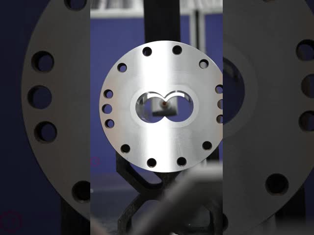 58 twin screw extruder barrel #screwbarrel #extrusionmachine #twinscrewextruder