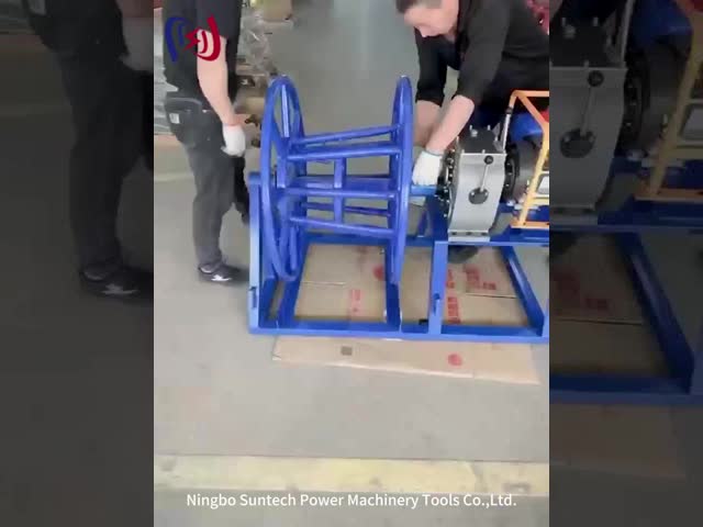 ​​Cable Pulling Winch Ergonomic System For Utility And Telecom Projects